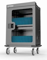 Manhattan  iPad to 13", MacBook Air to 15" & Chromebook 16" 32-bay Charging Trolley/Cart via USB-C, Also other tablets/smartphones (with device to USB-C cable), Bays 404x27.6x283mm,Device charging cables not included (suggest USB-C cable 354868),Cabin | 7797835 | 0766623102353