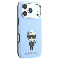 Karl Lagerfeld Smooth Ikonik Sketch MagSafe apsauginis dėklas iPhone 18 Pro / 17 Pro – šviesiai mėlynas