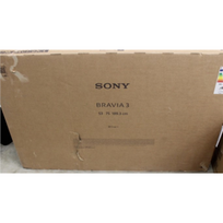 SALE OUT. Sony K75S35B Bravia 3 75" (189cm) 4K Ultra HD Smart Google D-LED TV | SALE OUT. | Sony TV | K75S35B Bravia 3 | 75 | Smart TV | Google TV | 4K UHD | DAMAGED PACKAGING, UNPACKED