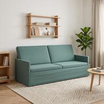 3 vietų sofa Jūrinė žalia 190 x 81 x 82 cm Aksomas
