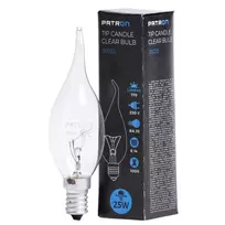 Kaitrinė lemputė E14 25W BA35 230V CL