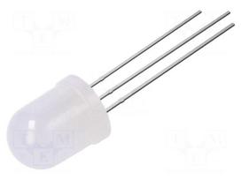 LED | red,green | 10mm | 30° | Front: convex | 2.1/3.1VDC | No.of term: 3