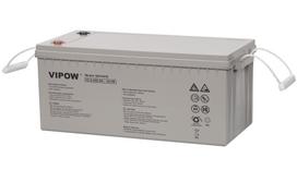 Gelinis akumuliatorius 12V 200Ah, 522 × 239 × 222 mm, svoris 60,2 kg, Vipow