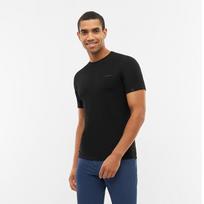 T-shirt męski VIKING Harvi Man Bamboo czarny   L