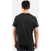 Koszulka z krótkim rękawem męska Odlo T-shirt crew neck s/s ESSENTIAL 365 czarna   S