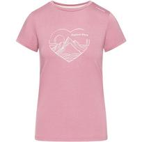 T-shirt damski VIKING Lenta Bamboo Light Lady różowy   XS