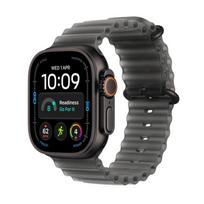 Pulkstenis Apple Watch Ultra 4 GPS + Cellular 49mm Black Titanium Case with Translucent Black Ocean Band