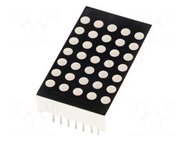 Display: LED | matrix | 5x7 | RGB | 120mcd,180mcd,450mcd | anode