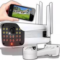 Belaidė lauko WIFI IP kamera 2MP FULL HD 1080p su išmaniuoju aptikimu ir SD kortelės palaikymu