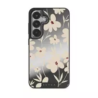 Sunday Market - Samsung Galaxy S25 Case, Elite Mirror Dark (Magnetic) / Silver