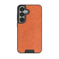 Vintage Edition - Spots Samsung Galaxy S25 Case, Elite Dark (Magnetic) / Silver