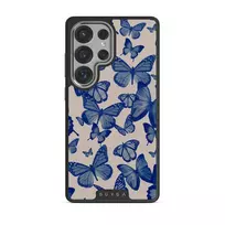 Butterfly Effect - Samsung Galaxy S25 Ultra Case, Elite Dark (Magnetic) / Silver