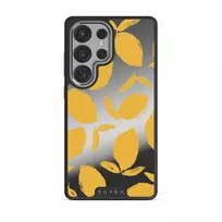 Lemon Tart - Samsung Galaxy S25 Ultra Case, Elite Mirror Dark (Magnetic) / Silver