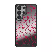 Flower Girl - Samsung Galaxy S25 Ultra Case, Elite Mirror Dark (Magnetic) / Silver