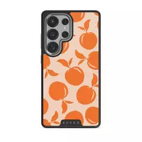 Peach Fuzz - Samsung Galaxy S25 Ultra Case, Elite Dark (Magnetic) / Silver