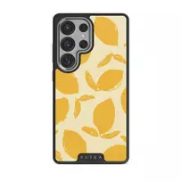 Lemon Tart - Samsung Galaxy S25 Ultra Case, Elite Dark (Magnetic) / Silver