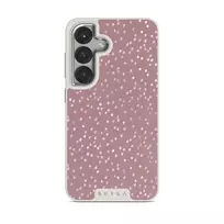 Hot Cocoa - Spotted Samsung Galaxy S25 Case, Elite Light (Magnetic) / Silver