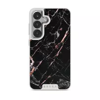 Rose Gold Marble - Samsung Galaxy S25 Plus Case, Elite Light (Magnetic) / Silver