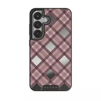 Asap - Samsung Galaxy S25 Plus Case, Elite Mirror Dark (Magnetic) / Silver
