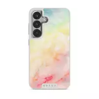 New Flame - Rainbow Samsung Galaxy S25 Plus Case, Elite Light (Magnetic) / Silver