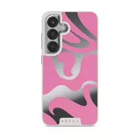 Ride The Wave - Samsung Galaxy S25 Plus Case, Elite Mirror Light (Magnetic) / Silver