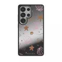 Beach Games - Samsung Galaxy S25 Ultra Case, Elite Mirror Dark (Magnetic) / Silver