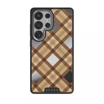 Coffee Break - Samsung Galaxy S25 Ultra Case, Elite Mirror Dark (Magnetic) / Silver