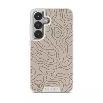 Wild Terrain - Minimalist Samsung Galaxy S25 Plus Case, Elite Light (Magnetic) / Silver