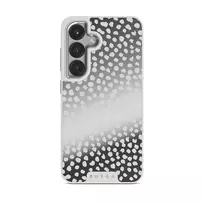 Night Sky - Dotted Samsung Galaxy S25 Plus Case, Elite Mirror Light (Magnetic) / Silver