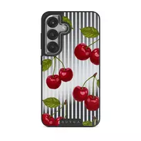 Sweet Moment - Samsung Galaxy S25 Plus Case, Elite Mirror Dark (Magnetic) / Silver