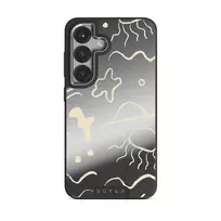 Eclipse - Samsung Galaxy S25 Plus Case, Elite Mirror Dark (Magnetic) / Silver