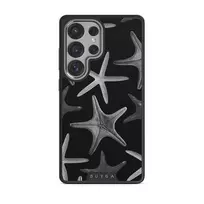 Midnight Ocean - Samsung Galaxy S25 Ultra Case, Elite Dark (Magnetic) / Silver
