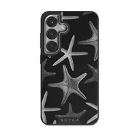 Midnight Ocean - Samsung Galaxy S25 Plus Case, Elite Dark (Magnetic) / Silver
