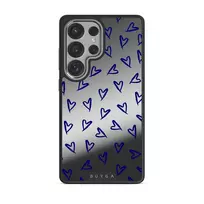 Love Me Right - Samsung Galaxy S25 Ultra Case, Elite Mirror Dark (Magnetic) / Silver