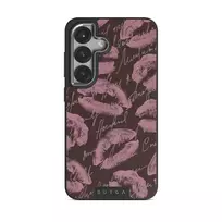 Melodrama - Samsung Galaxy S25 Plus Case, Elite Dark (Magnetic) / Silver
