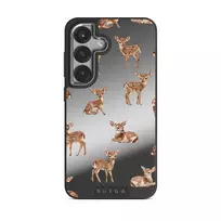 Bambi - Samsung Galaxy S25 Plus Case, Elite Mirror Dark (Magnetic) / Silver