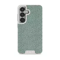 Mint Gelato - Dots Samsung Galaxy S25 Plus Case, Elite Light (Magnetic) / Silver