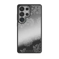 Bandida - Samsung Galaxy S25 Ultra Case, Elite Mirror Dark (Magnetic) / Silver