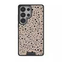 Sparkling Tiara - Stars Samsung Galaxy S25 Ultra Case, Elite Dark (Magnetic) / Silver