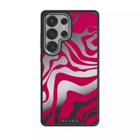 Siren - Samsung Galaxy S25 Ultra Case, Elite Mirror Dark (Magnetic) / Silver