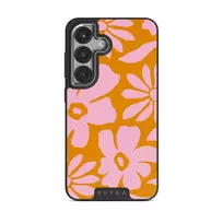 Daytime Fiesta - Samsung Galaxy S25 Case, Elite Dark (Magnetic) / Silver