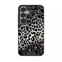 Pure Instinct - Samsung Galaxy S25 Plus Case, Elite Mirror Dark (Magnetic) / Silver