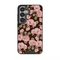 Desert Rose - Samsung Galaxy S25 Plus Case, Elite Dark (Magnetic) / Silver
