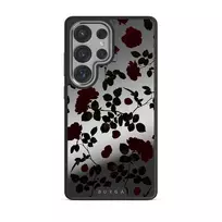 Main Character - Samsung Galaxy S25 Ultra Case, Elite Mirror Dark (Magnetic) / Silver