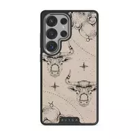 Taurus - Samsung Galaxy S25 Ultra Case, Elite Dark (Magnetic) / Silver / Nude