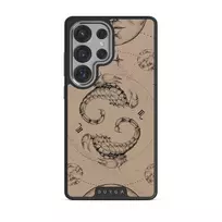 Scorpio - Samsung Galaxy S25 Ultra Case, Elite Dark (Magnetic) / Silver / Beige