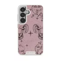 Aries - Samsung Galaxy S25 Plus Case, Elite Light (Magnetic) / Silver / Pink
