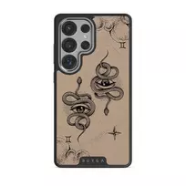 Gemini - Samsung Galaxy S25 Ultra Case, Elite Dark (Magnetic) / Silver / Beige