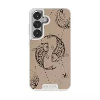 Pisces - Samsung Galaxy S25 Plus Case, Elite Light (Magnetic) / Silver / Beige