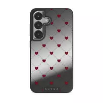 Love Letter - Samsung Galaxy S25 Plus Case, Elite Mirror Dark (Magnetic) / Silver